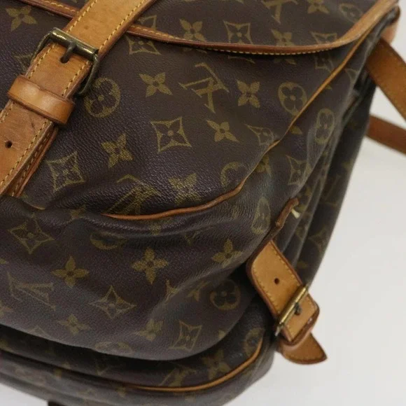 💎✨BEAUTIFUL✨💎 LOUIS VUITTON Monogram Saumur 43 Shoulder Bag - Picture 10 of 13